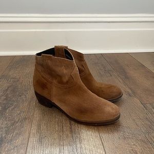 Suede booties (size 7)